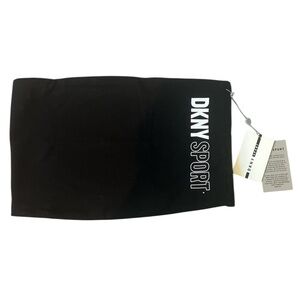 NWT DKNY Sport Black Logo Tube Top M